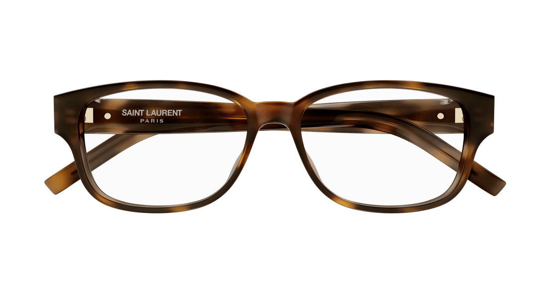 Prescription glasses saint laurent sl m149/f 003 havana square unisex size 54mm - Detailed view
