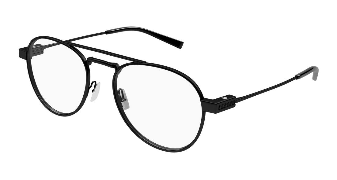 Occhiali da vista saint laurent sl 708 opt 001 negro round unisex taglia 54mm - Vista principale