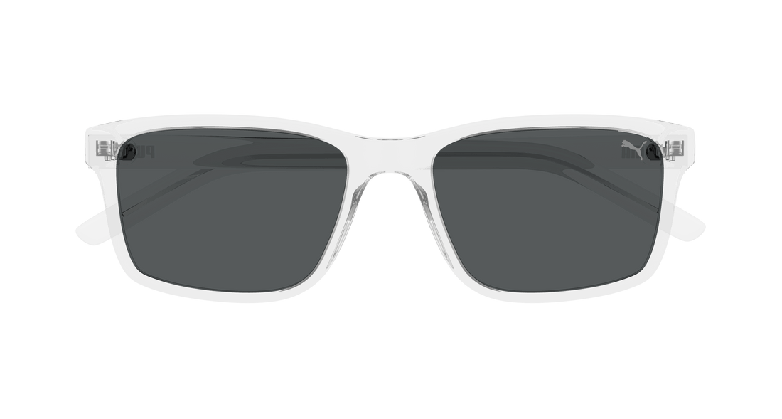 Gafas de sol puma pu0493s 005 transparente square masculino talla 55mm - Vista de detalle