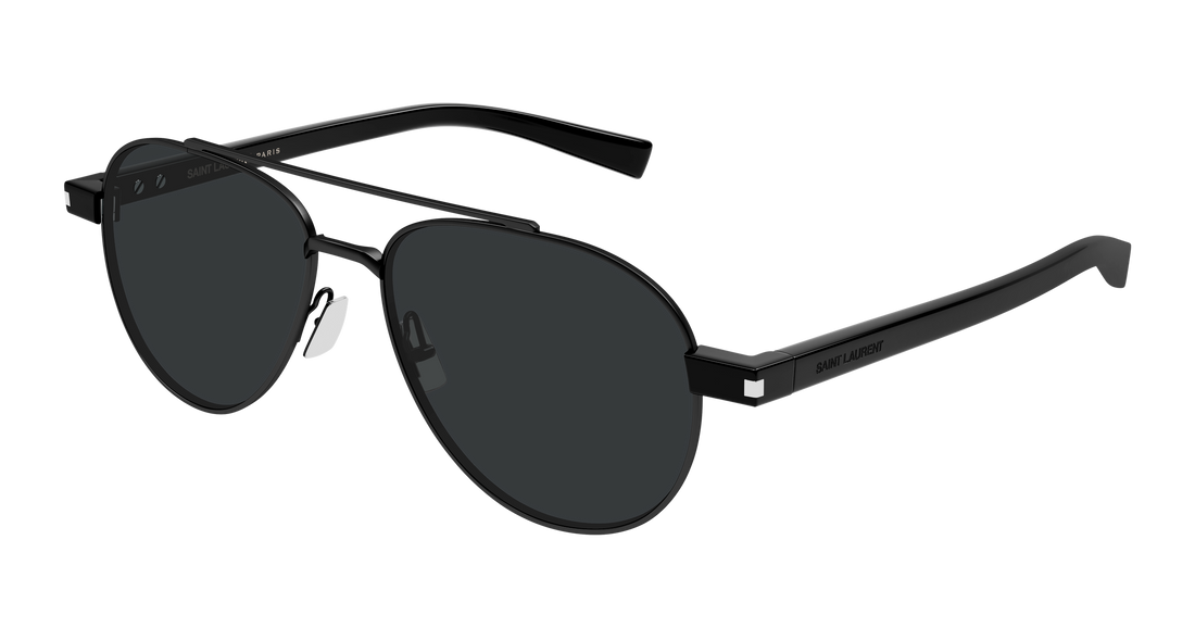 Lunettes de soleil saint laurent sl 843 001 negro round/oval/panthos masculino taille 54mm - Vue principale