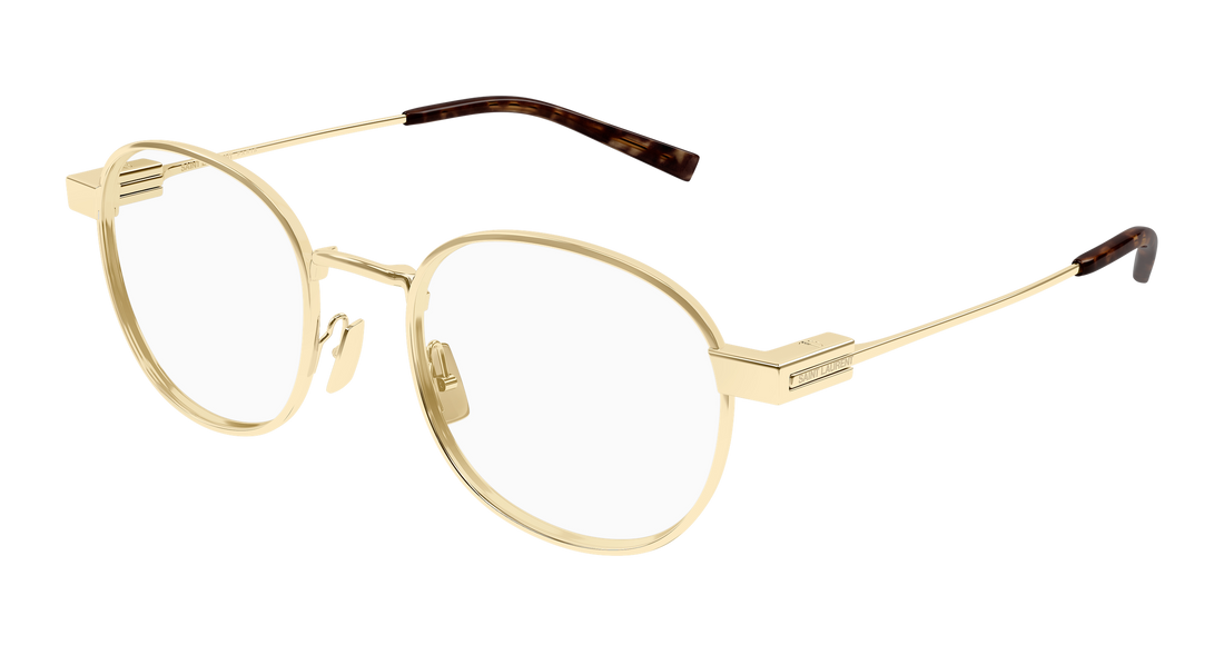 Occhiali da vista saint laurent sl 785 002 dorado round unisex taglia 50mm - Vista principale