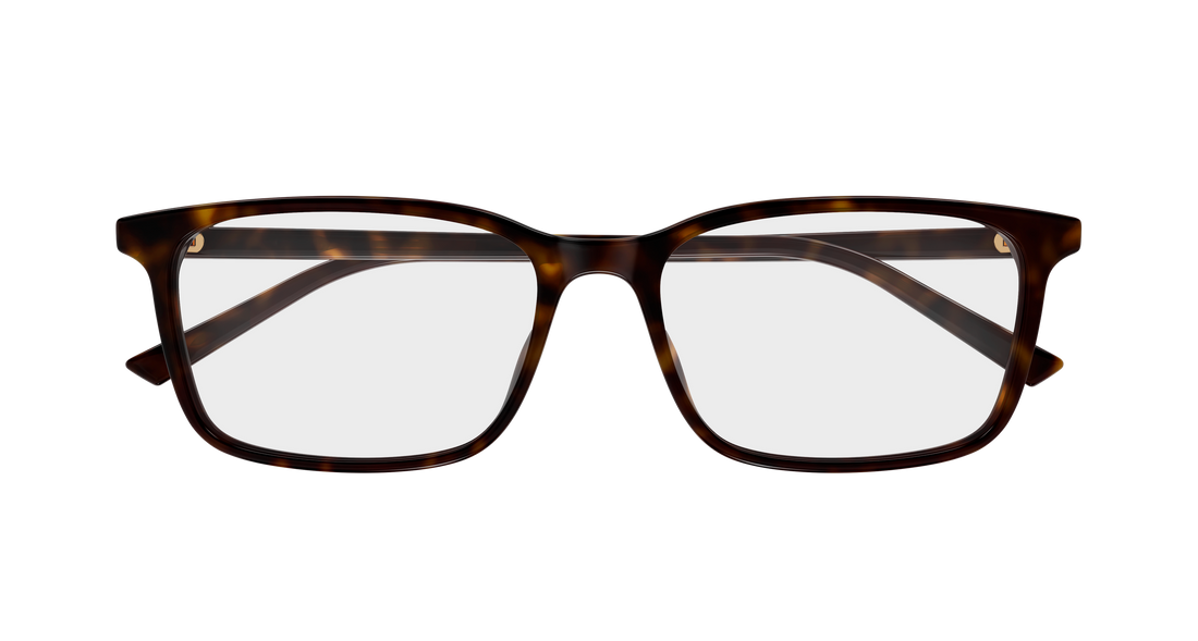 Occhiali da vista gucci gg1997o 006 havana rectangular / squared masculino taglia 57mm - Vista dettagliata