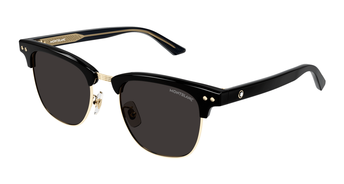 Occhiali da sole montblanc mb0382s 001 negro square masculino taglia 52mm - Vista principale