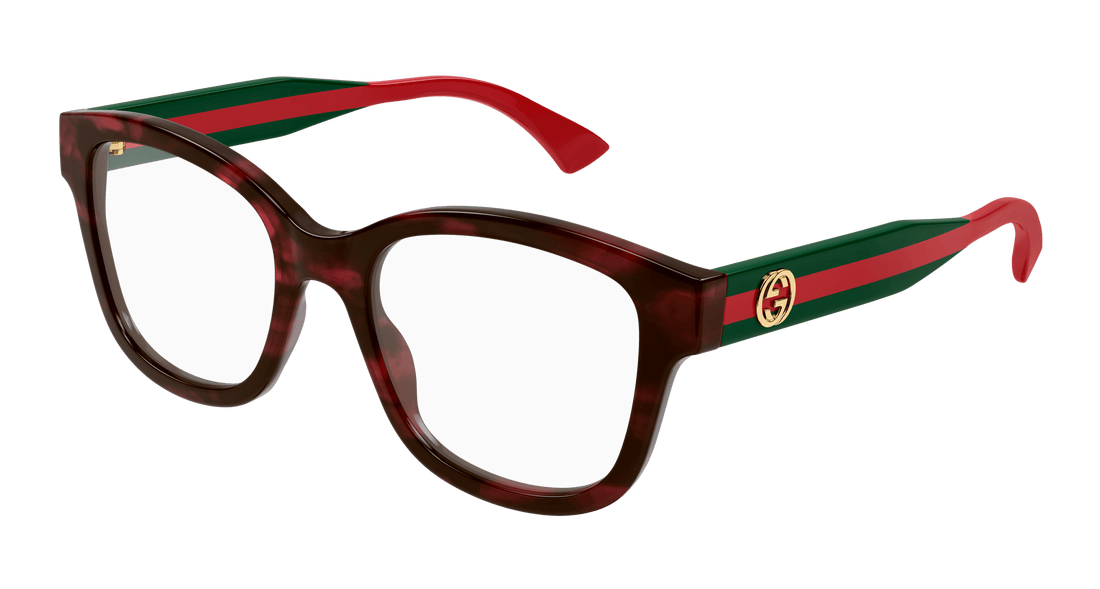 Óculos graduados gucci gg1863o 003 havana square femenino tamanho 51mm - Vista principal