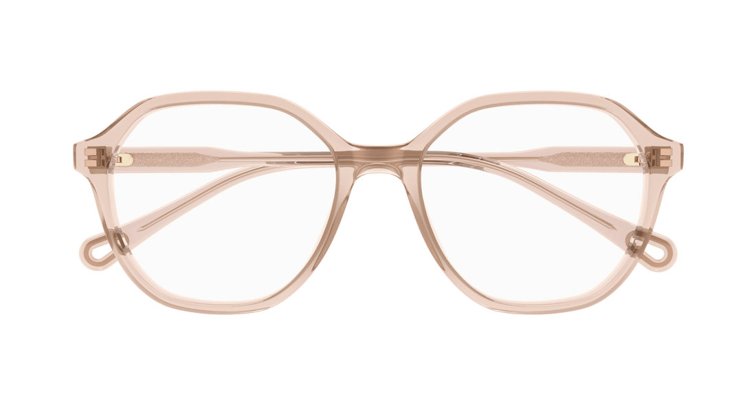 Occhiali da vista chloé ch0312o 005 rosa square femenino taglia 53mm - Vista dettagliata
