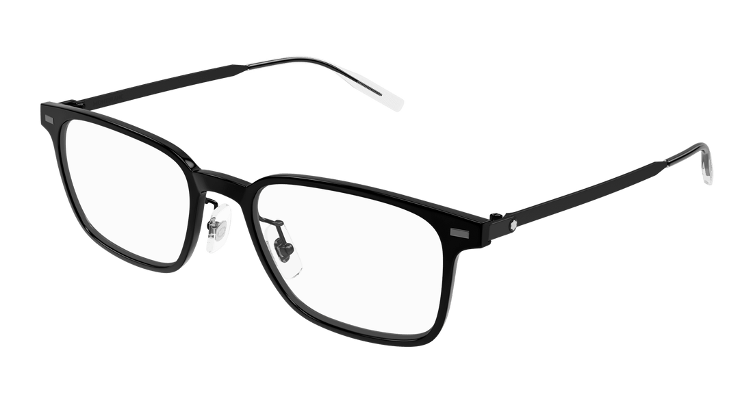 Occhiali da vista montblanc mb0394on 006 negro square masculino taglia 56mm - Vista principale