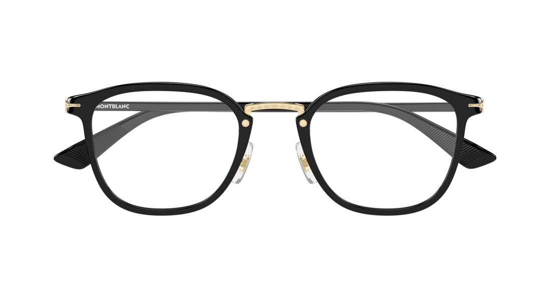Dioptrijske naočale montblanc mb0440oa 001 negro round/oval/panthos masculino veličina 50mm - Detaljni prikaz