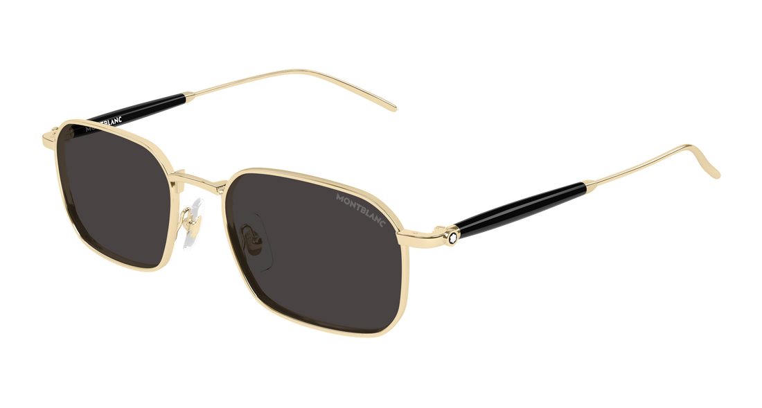 Occhiali da sole montblanc mb0441s 001 dorado rectangular / squared masculino taglia 52mm - Vista principale