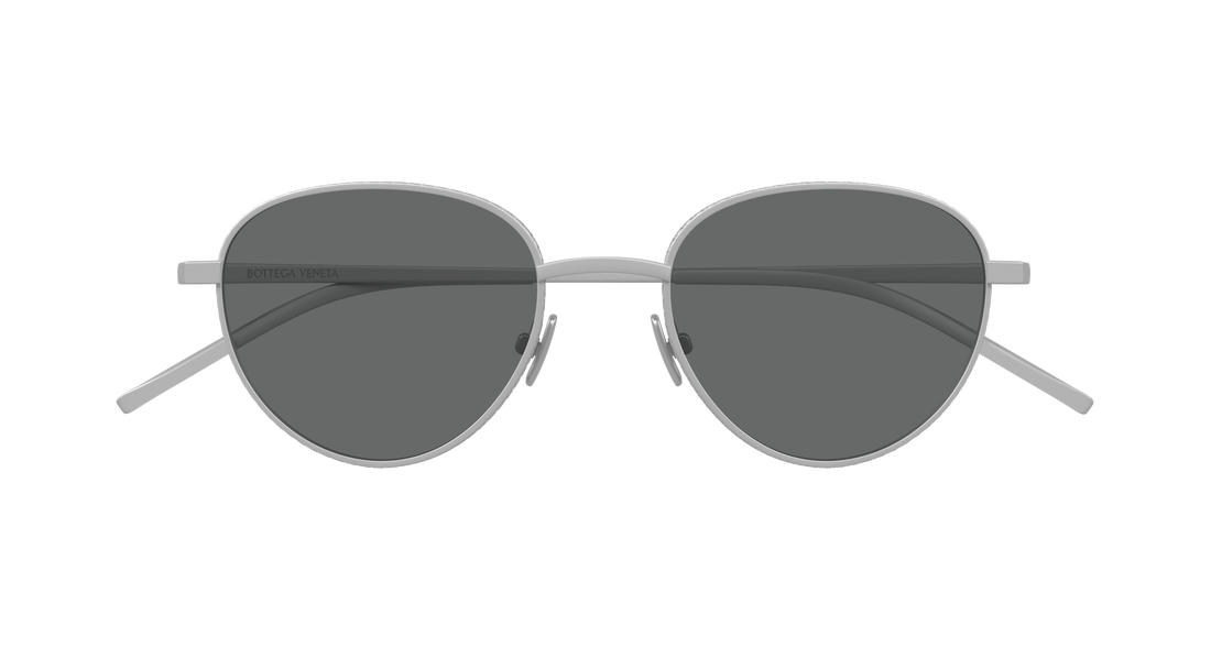 Sonnenbrillen bottega veneta bv1966s 004 plateado round/oval/panthos masculino größe 50mm - Detailansicht