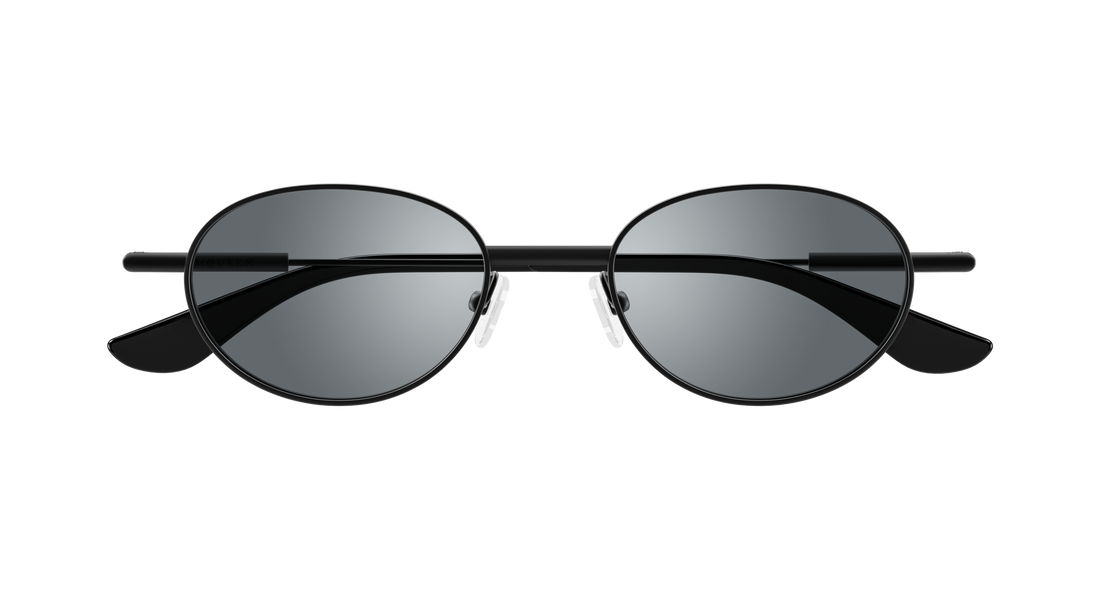 Solglasögon alexander mcqueen am0523s 004 negro round/oval/panthos unisex storlek 50mm - Detaljvy
