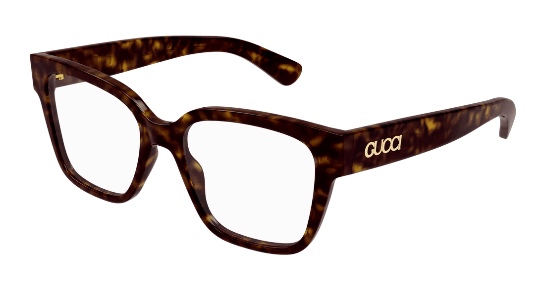 Prescription glasses gucci gg1791o 002 havana square femenino size 51mm - Main view