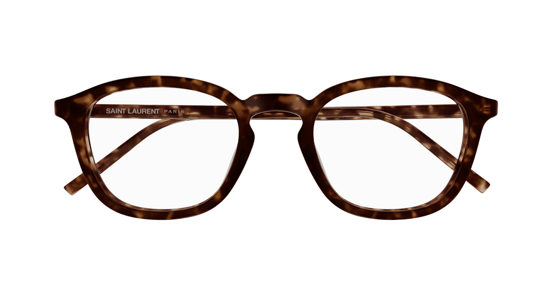 Occhiali da vista saint laurent sl 793/j 002 havana round unisex taglia 49mm - Vista dettagliata