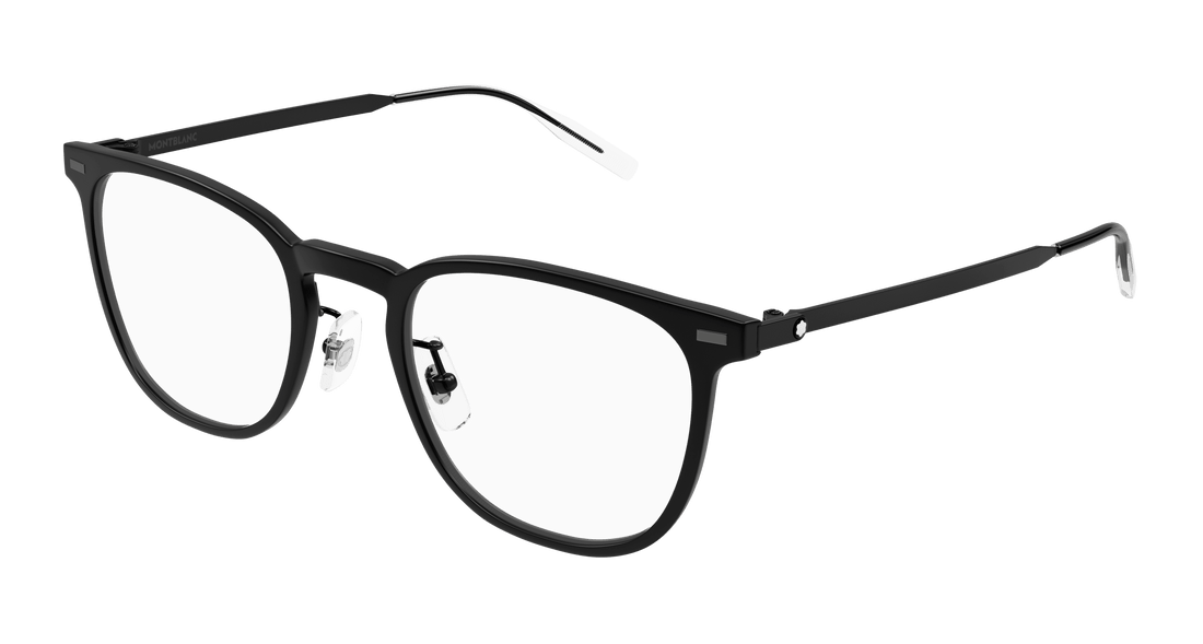 Brillen montblanc mb0393on 002 negro square masculino größe 51mm - Hauptansicht