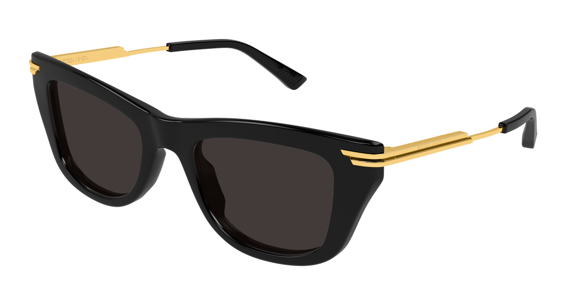 Occhiali da sole bottega veneta bv1369s 001 negro square femenino taglia 50mm - Vista principale