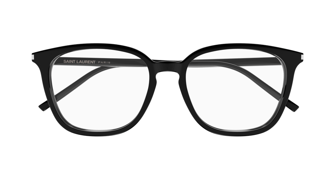 Prescription glasses saint laurent sl 783/f 001 negro round femenino size 54mm - Detailed view