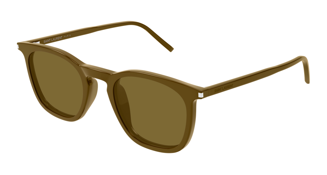 Occhiali da sole saint laurent sl 623 007 marron round/oval/panthos masculino taglia 49mm - Vista principale