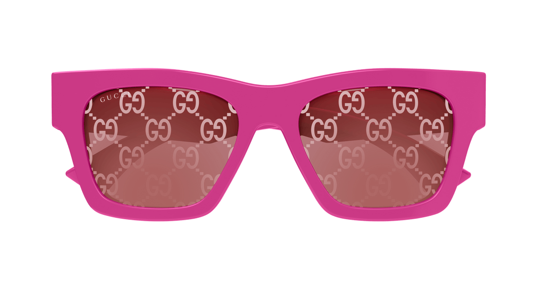 Sunglasses gucci gg1835s 004 rosa square femenino size 52mm - Detailed view