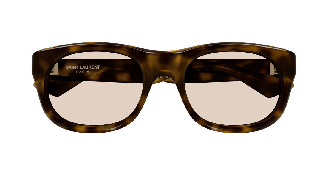Occhiali da sole saint laurent sl 815 009 havana square femenino taglia 1mm - Vista dettagliata