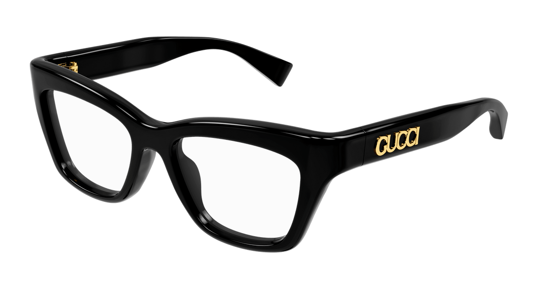 Óculos graduados gucci gg1810o 001 negro cat eye femenino tamanho 51mm - Vista principal