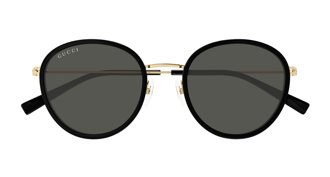 Occhiali da sole gucci gg1849s 001 negro round femenino taglia 51mm - Vista dettagliata