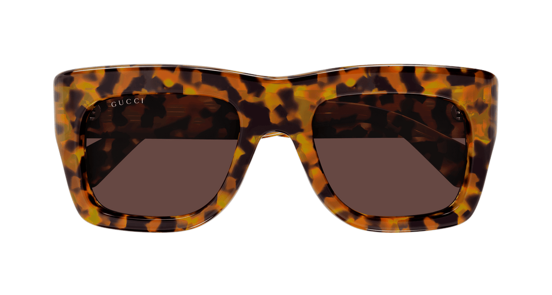 Occhiali da sole gucci gg1811s 002 havana square masculino taglia 52mm - Vista dettagliata