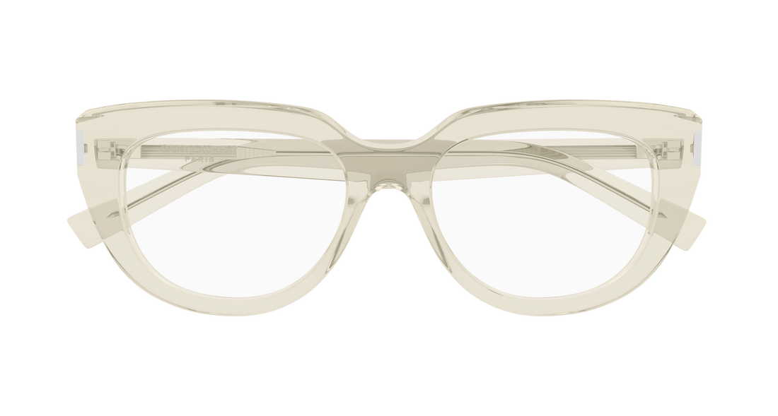 Gafas graduadas saint laurent sl 828 004 amarillo cat eye femenino talla 54mm - Vista de detalle