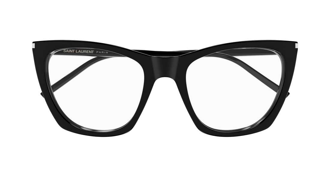 Prescription glasses saint laurent sl 214 kate thin opt 001 negro cat eye femenino size 55mm - Detailed view