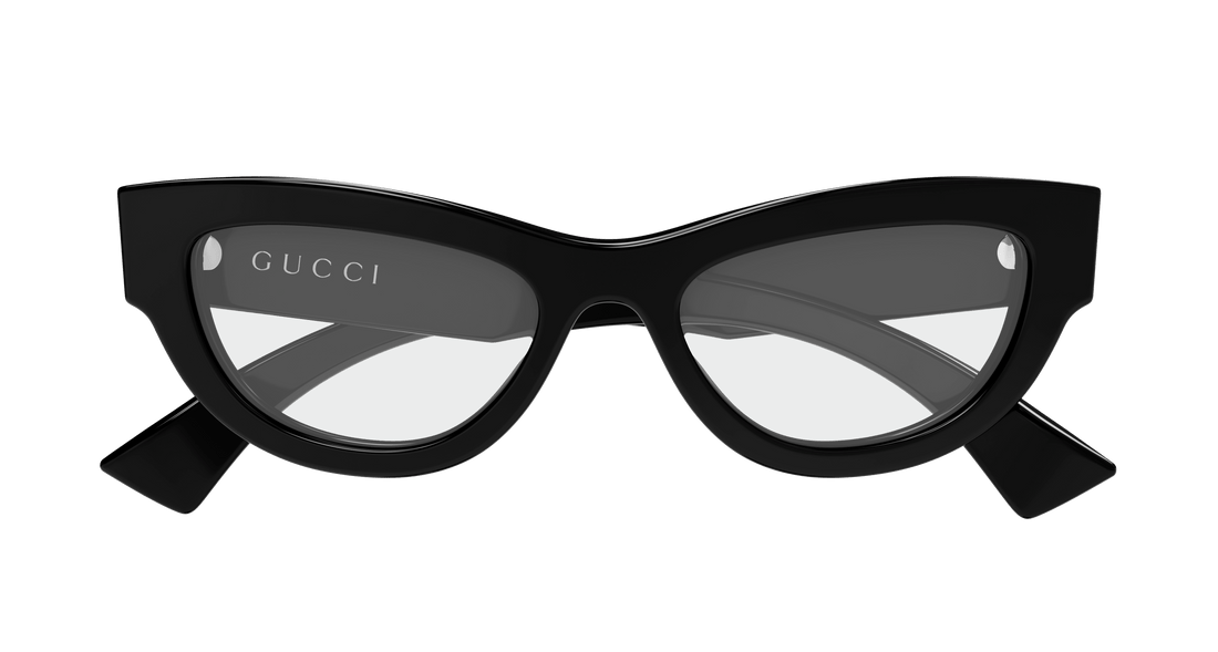 Óculos graduados gucci gg1836o 004 negro cat eye femenino tamanho 51mm - Vista de detalhe