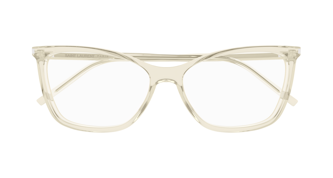 Briller saint laurent sl 834 008 amarillo cat eye femenino størrelse 56mm - Detaljeret visning