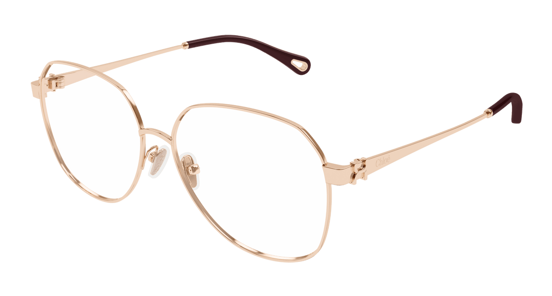 Brillen chloé ch0307o 003 dorado round femenino größe 58mm - Hauptansicht