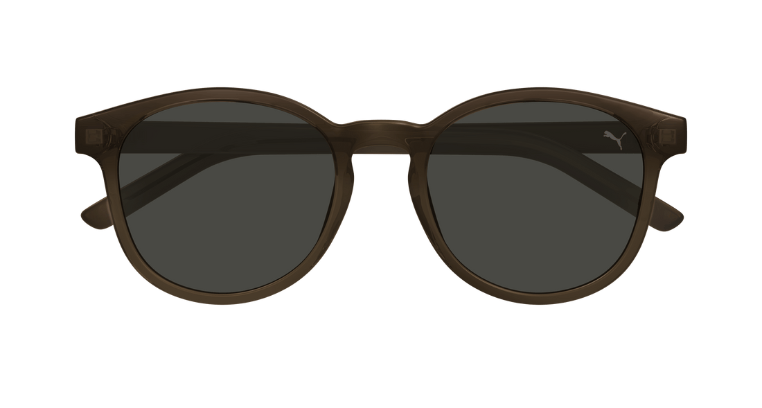 Gafas de sol puma pu0500sa 004 marron round unisex talla 53mm - Vista de detalle
