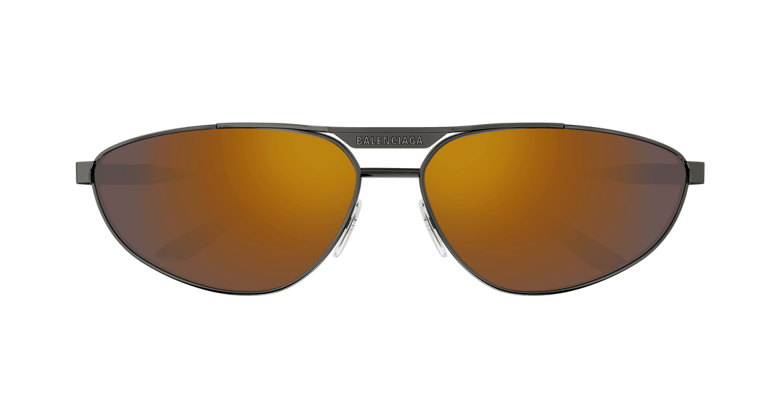 Occhiali da sole balenciaga bb0417s 003 rutenio pilot unisex taglia 66mm - Vista dettagliata
