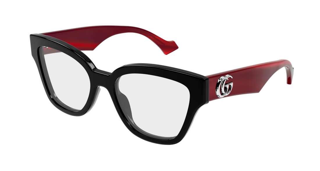 Brillen gucci gg1424o 013 negro round/oval/panthos femenino größe 54mm - Hauptansicht