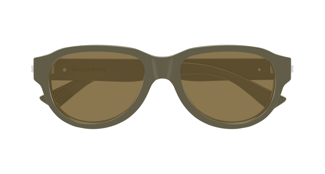 Sunglasses bottega veneta bv1410s 003 gris round/oval/panthos masculino size 55mm - Detailed view