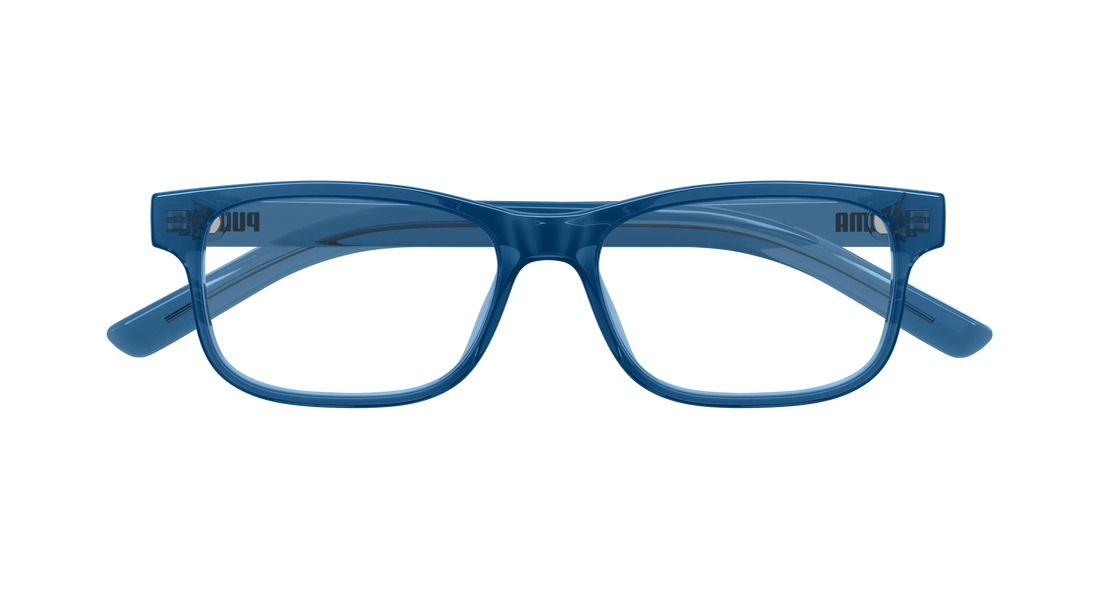 Occhiali da vista puma pj0086o 002 azul rectangular / squared infantil taglia 47mm - Vista dettagliata
