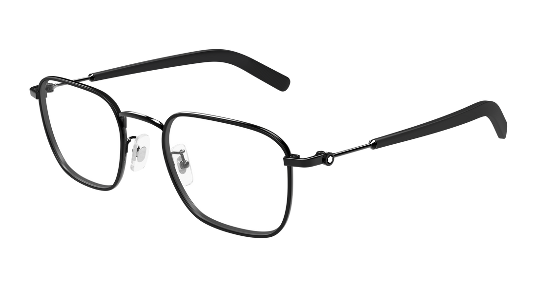 Occhiali da vista montblanc mb0424o 002 negro rectangular / squared masculino taglia 50mm - Vista principale