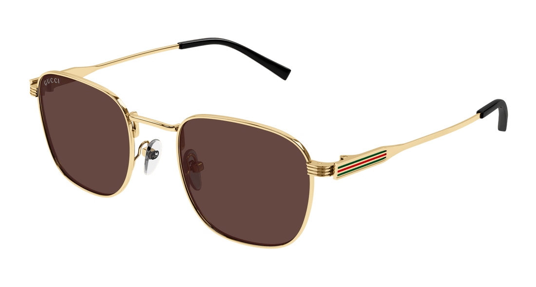 Sunglasses gucci gg1876s 002 dorado round masculino size 50mm - Main view