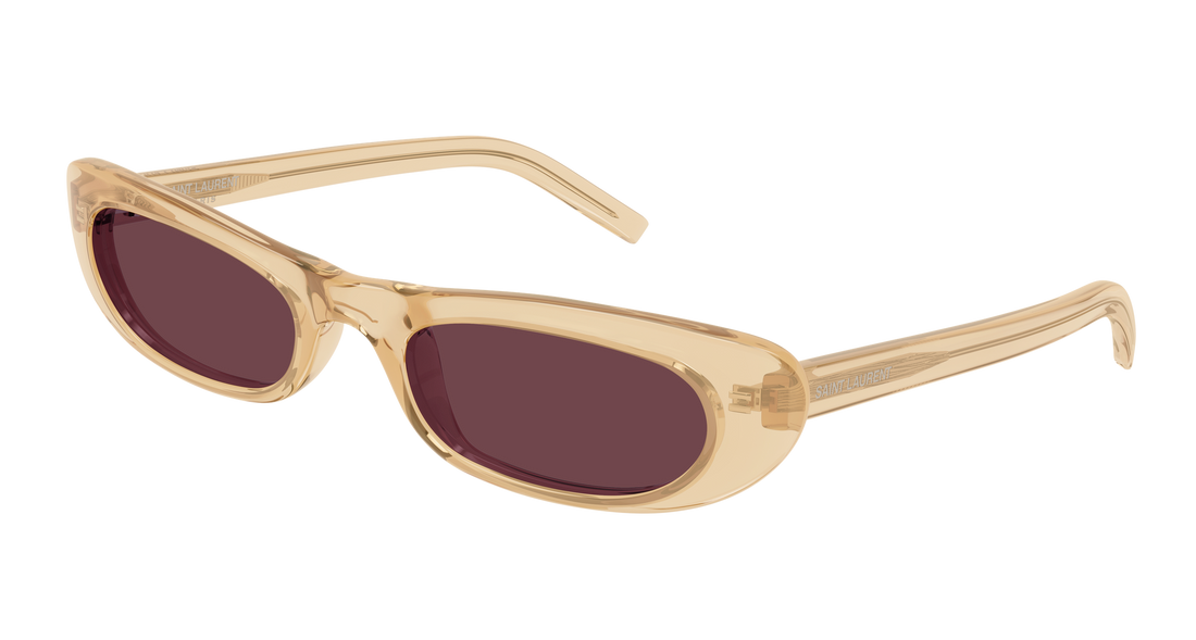 Occhiali da sole saint laurent sl 557 shade 007 amarillo round/oval/panthos femenino taglia 53mm - Vista principale