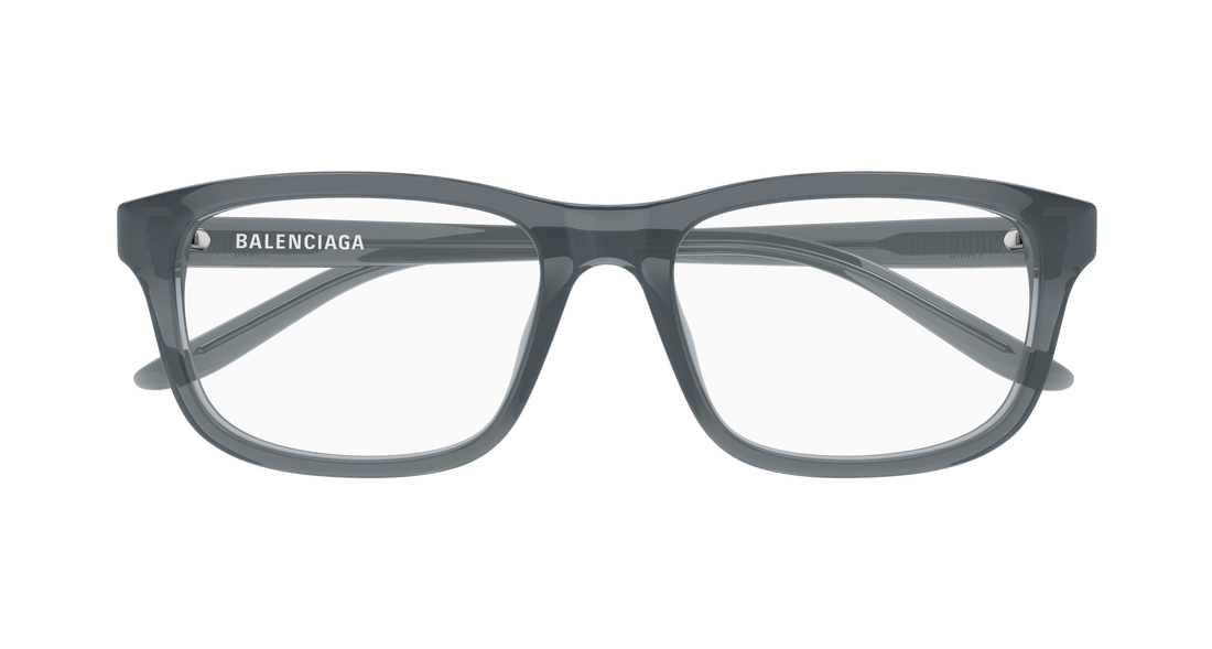 Occhiali da vista balenciaga bb0442oa 005 gris rectangular / squared unisex taglia 55mm - Vista dettagliata