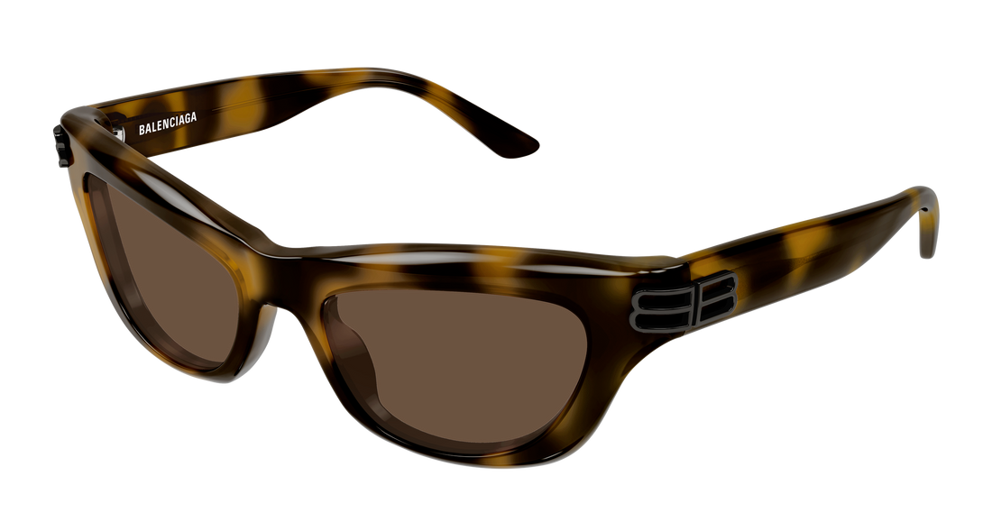 Sunglasses balenciaga bb0430s 006 havana cat eye femenino size 54mm - Main view