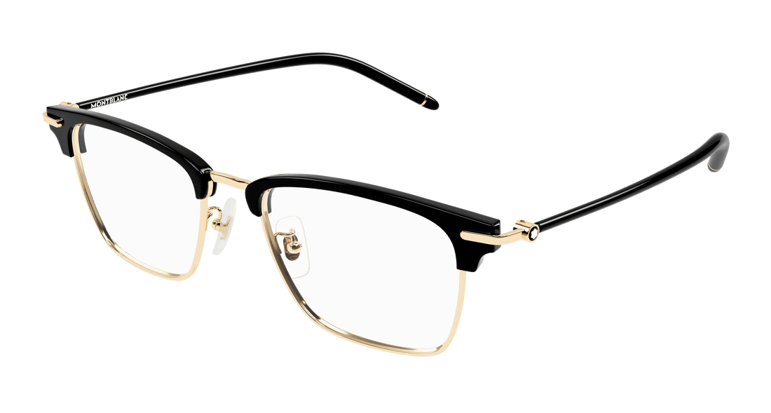 Gafas graduadas montblanc mb0409o 002 dorado square masculino talla 52mm - Vista principal