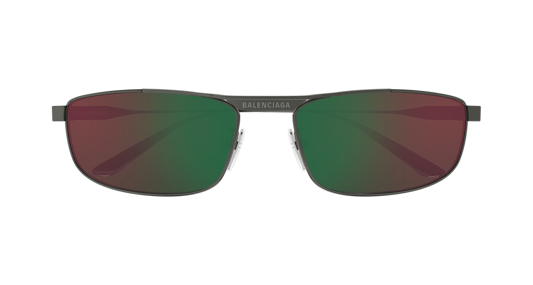 Occhiali da sole balenciaga bb0451s 005 plateado rectangular / squared unisex taglia 61mm - Vista dettagliata