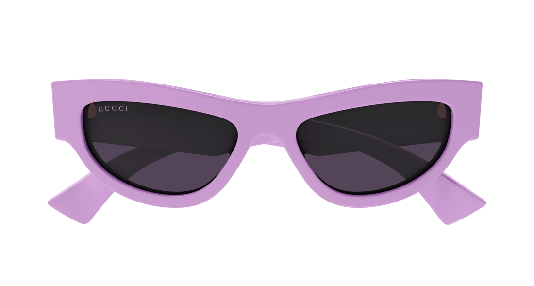 Occhiali da sole gucci gg1834s 004 violeta cat eye femenino taglia 53mm - Vista dettagliata