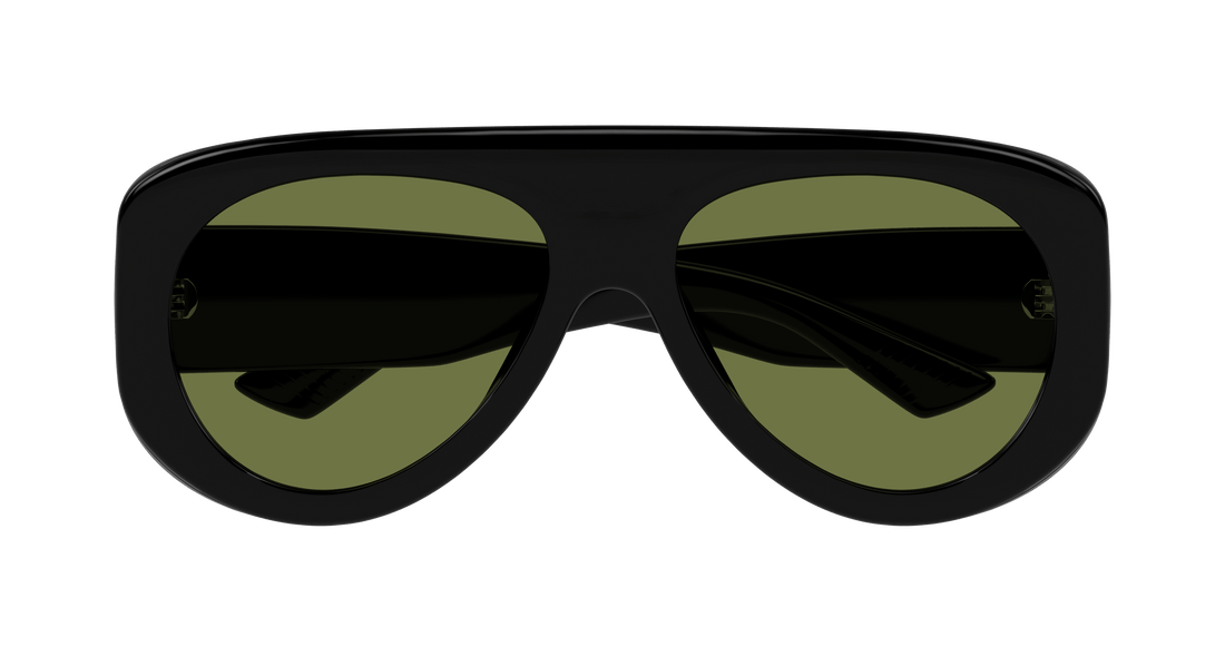 Sonnenbrillen bottega veneta bv1362s 006 negro pilot unisex größe 58mm - Detailansicht