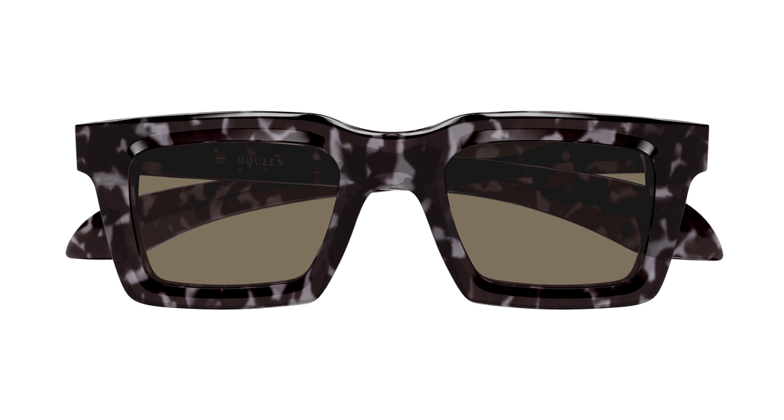 Sunglasses alexander mcqueen am0506s 002 havana square masculino size 50mm - Detailed view