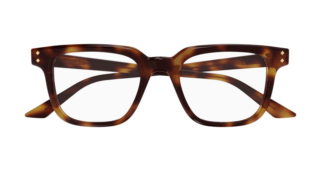 Óculos graduados gucci gg1895o 002 havana square masculino tamanho 49mm - Vista de detalhe