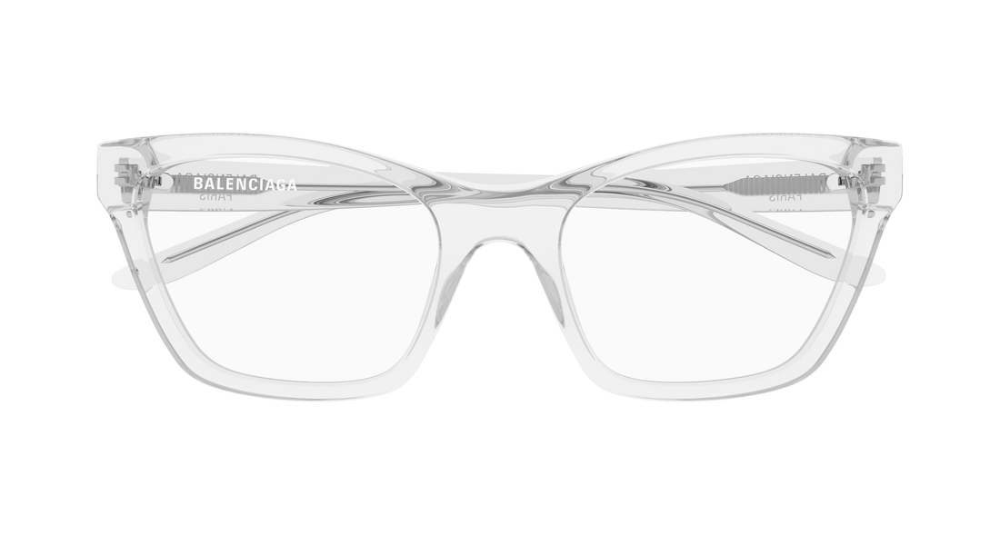 Occhiali da vista balenciaga bb0440o 006 transparente cat eye femenino taglia 56mm - Vista dettagliata