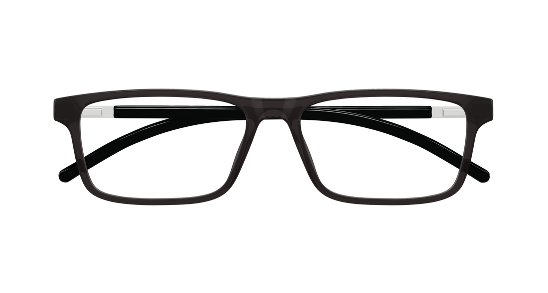 Gafas graduadas puma pu0510o 002 gris rectangular / squared masculino talla 56mm - Vista de detalle