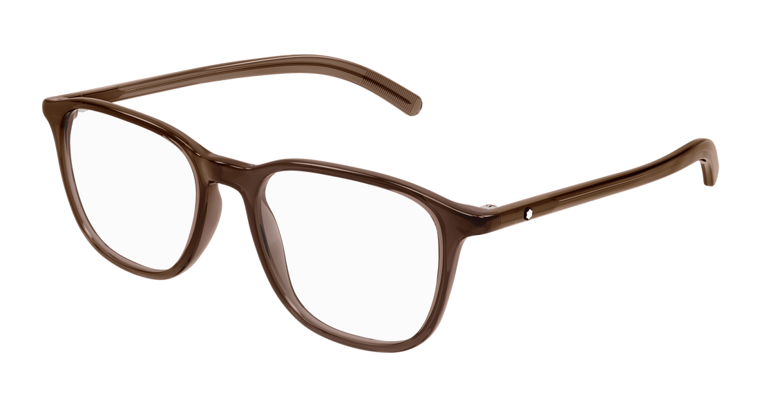 Brillen montblanc mb0386o 003 marron square masculino größe 52mm - Hauptansicht