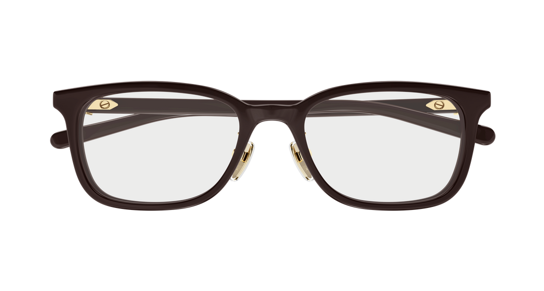 Occhiali da vista gucci gg2002oj 002 marron rectangular / squared masculino taglia 53mm - Vista dettagliata